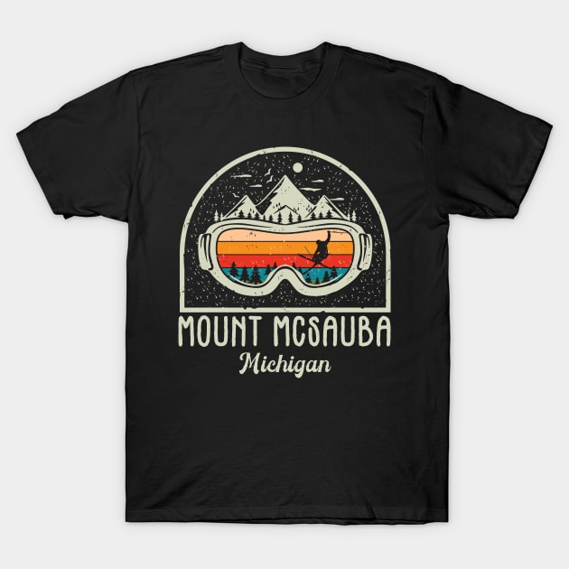 Mt. McSauba Michigan T-Shirt by Master2d